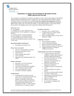 Explanation of Judges` Scoring Sheets for