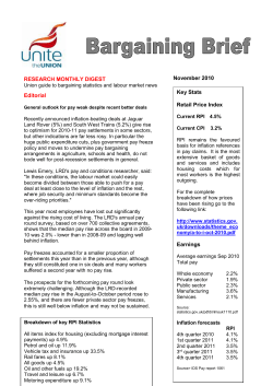 Bargaining Brief - November 2010