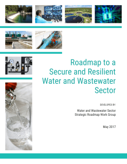 2017 Roadmap to a Secure and Resilient Water and Wastewater