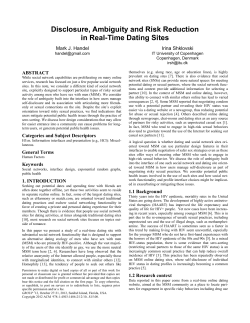 Disclosure, Ambiguity and Risk Reduction in Real