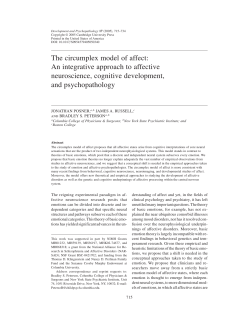 The circumplex model of affect: An integrative