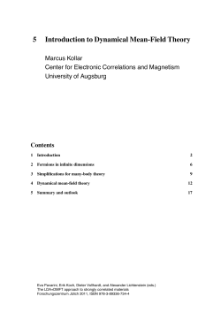 5 Introduction to Dynamical Mean-Field Theory - cond