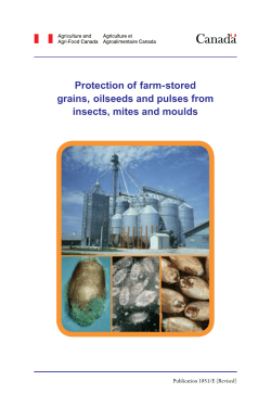 Protection of farm-stored grains, oilseeds and pulses from insects