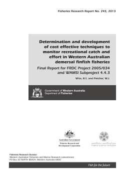 Determination and development of cost effective techniques to