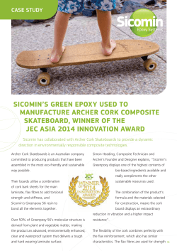 sicomin`s green epoxy used to manufacture archer