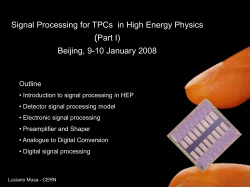 TPC_ELECTRONICS_I_MUSA - Center for High Energy Physics