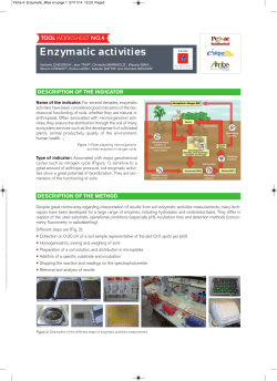Enzymatic activities