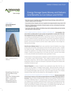 Energy Storage Saves Money and Delivers Grid