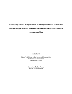 II. Mitigation of Environmental Impacts through a Shift
