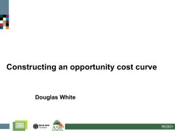 Constructing an opportunity cost curve