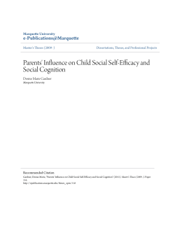 Parents` Influence on Child Social Self