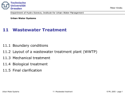 11 Wastewater Treatment