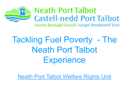 Tackling Fuel Poverty – the Neath Port Talbot experience