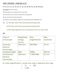 UNIT 1 REVIEW- answers