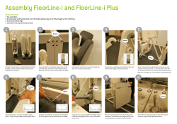 Assembly FloorLine-i and FloorLine-i Plus