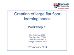 Flat floor wkshp 1 presentation