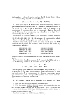 A combinatorial problem
