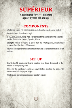 sup&eacute;rieur - Pegasus Spiele