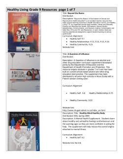 HL 9 Resource list pics and descriptions