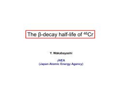 Half-life measurement of 46 Cr
