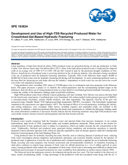 SPE 163824 Development and Use of High
