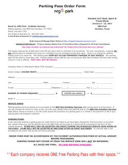 Each company receives ONE Free Parking Pass with their space.