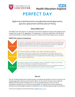 What is PERFECT DAY?