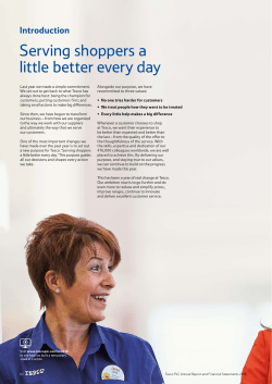 Serving shoppers a little better every day