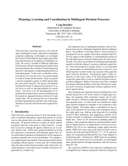 Planning, Learning and Coordination in Multiagent Decision