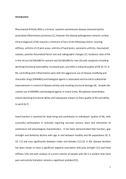 Hand impairment and functional ability: a matched case comparison