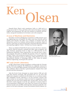 Economic Decision-Making: Ken Olsen