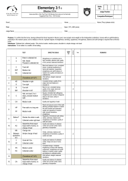 EA Elementary 3.1 - Equestrian Australia