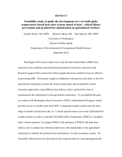 Abstract - Department of Environmental and Occupational Health