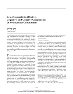 Affective, Cognitive, and Conative Components