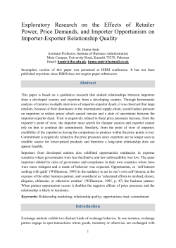 - International Marketing Trends Conference