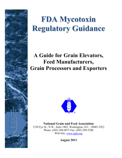 Memo to the Manager - National Grain and Feed Association