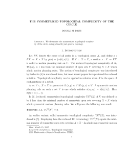 THE SYMMETRIZED TOPOLOGICAL