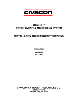 FIGURE 5 - POWER AND INTRINSICALLY SAFE WIRING