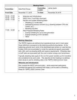 DWG Meeting Notes_Wheeling Rates