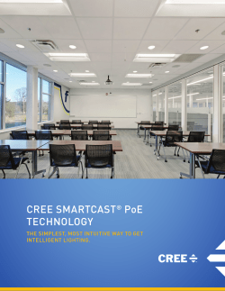 Cree SmartCast&reg; PoE Technology