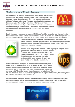 STREAM 3 EXTRA SKILLS PRACTICE SHEET NO: 4 The