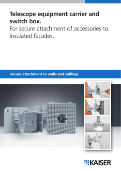 Telescope equipment carrier and switch box. For