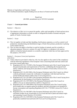 Feed Act