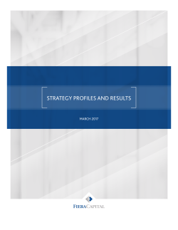 strategy profiles and results