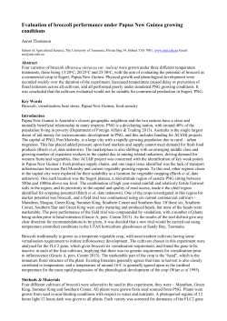 Appendix 6A Aaron Thomason - agronomy project report