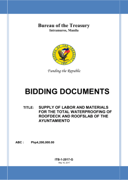 Philippine Bidding Documents
