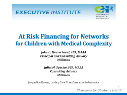 Milliman Payment Model Webinar 01122015