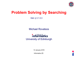 Solving problems by searching