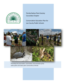 Florida Native Plant Society Coccoloba Chapter Conservation