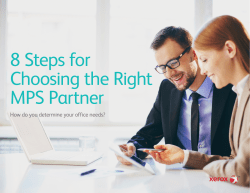 8 Steps for Choosing the Right MPS Partner